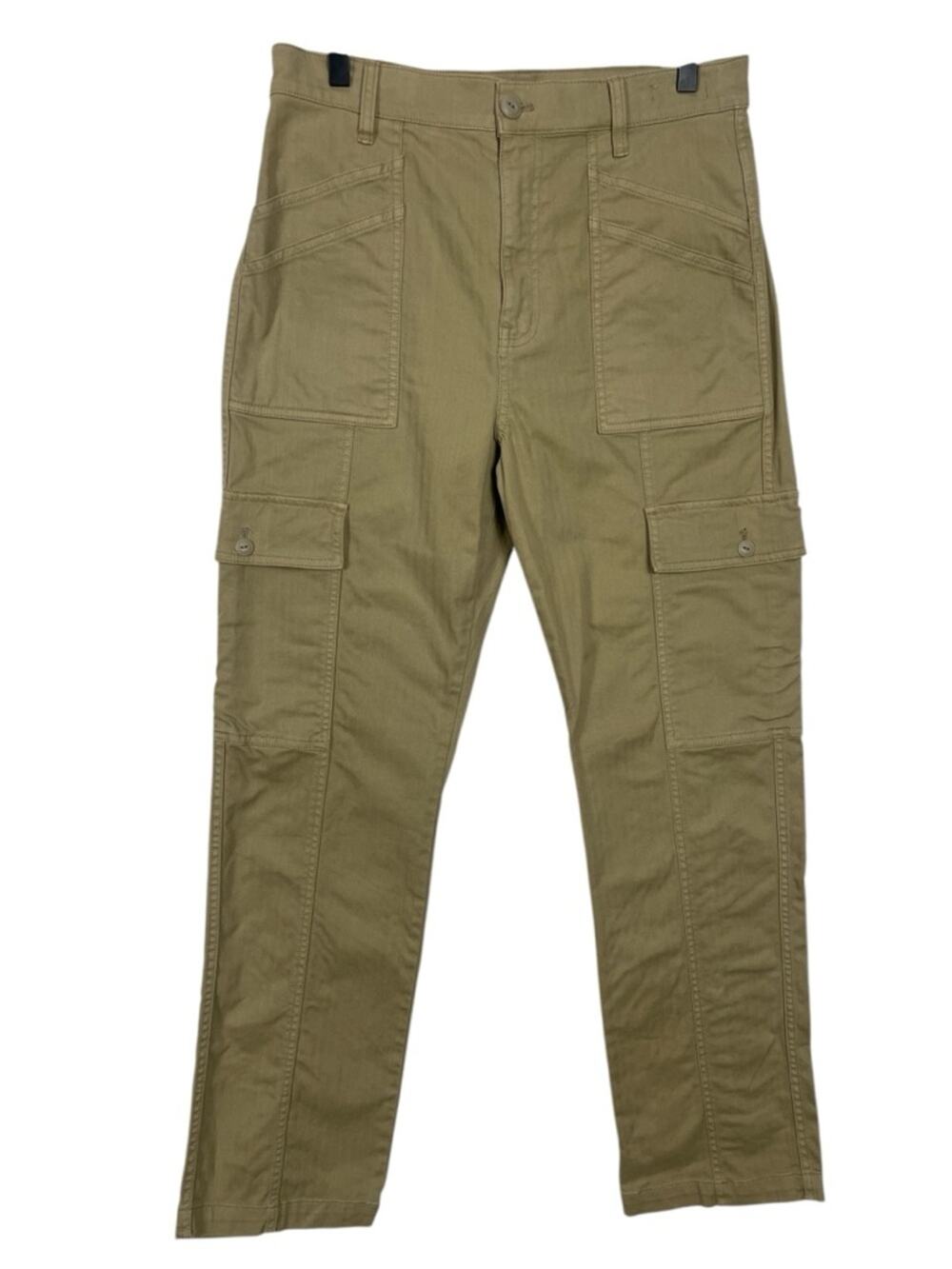 Madewell 90's Straight Cargo Pants Tan High Rise Size 28